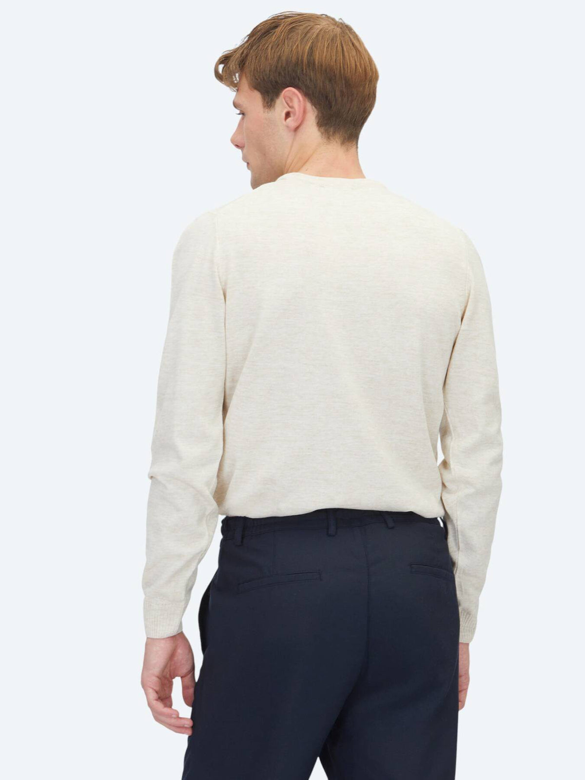 Beige Strickpullover
