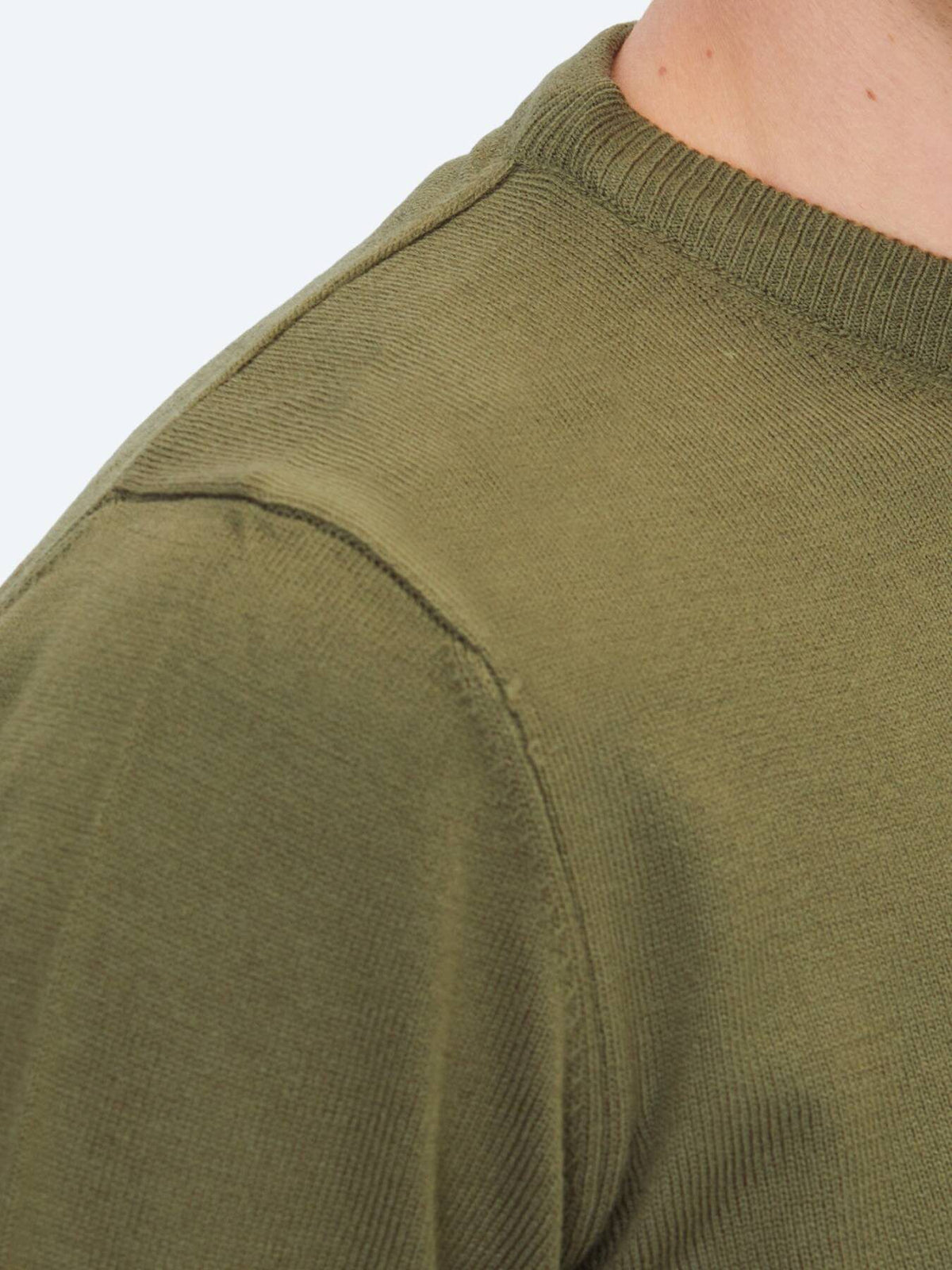 Khaki Strickpullover