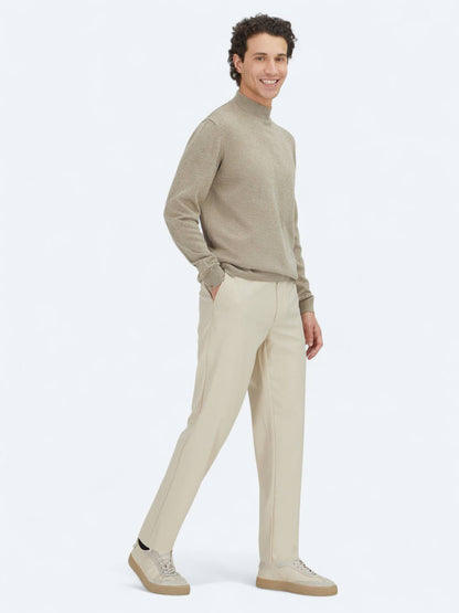 Beige Strickpullover