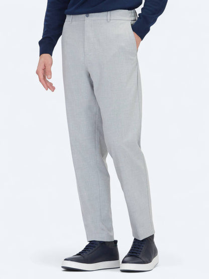 Grau Gewebte Jogginghose Casual Fit