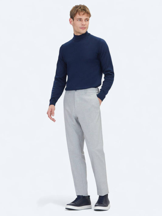 Grau Gewebte Jogginghose Casual Fit