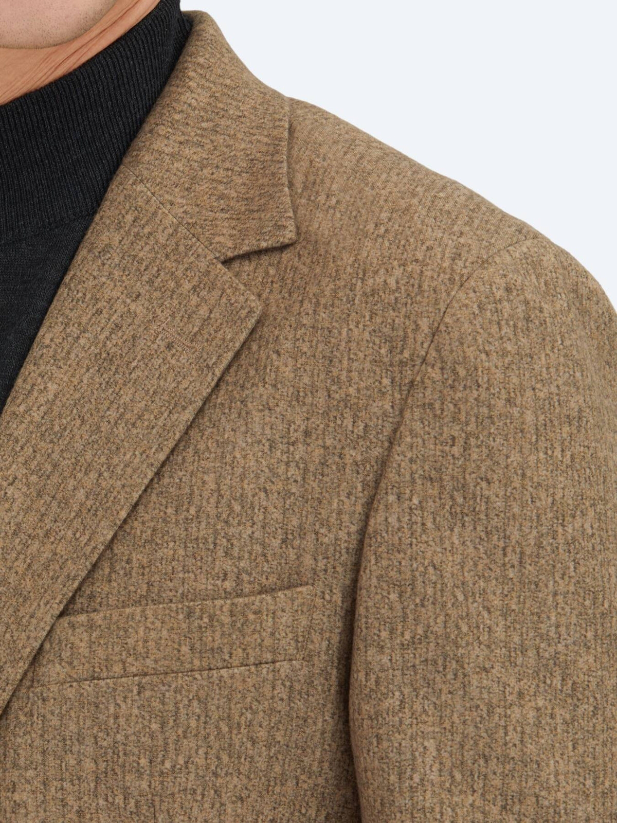 Braun Bedruckte Modern Fit Jacke