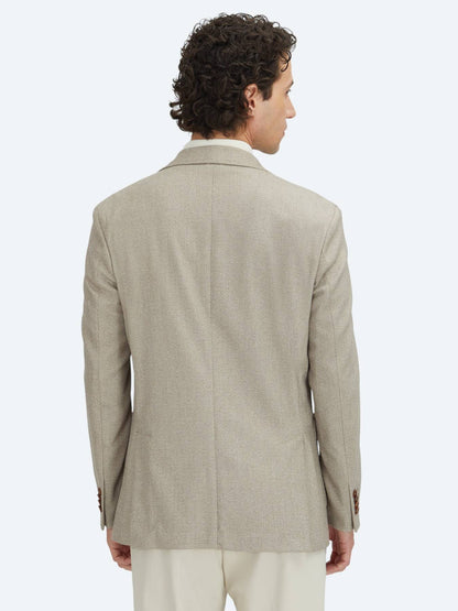 Braun Karierte Modern Fit Jacke