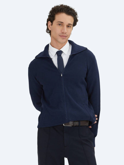 Marineblauer Cardigan