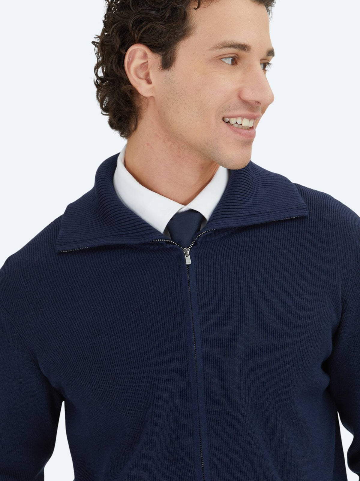 Marineblauer Cardigan