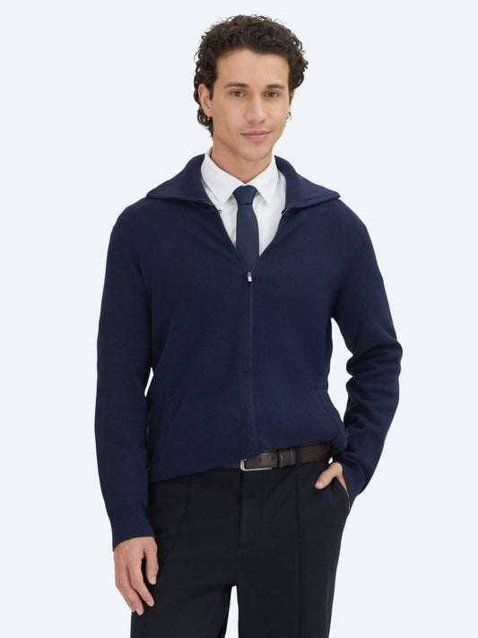 Marineblauer Cardigan