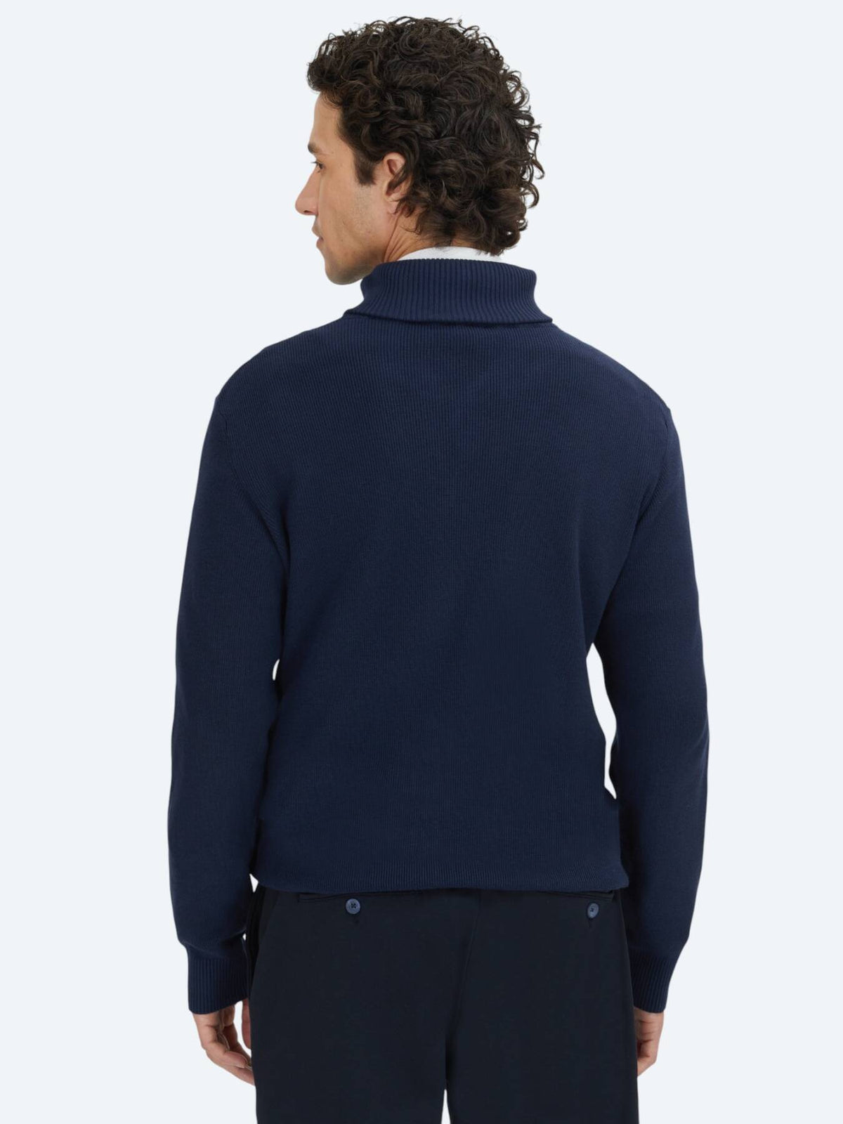 Marineblauer Cardigan