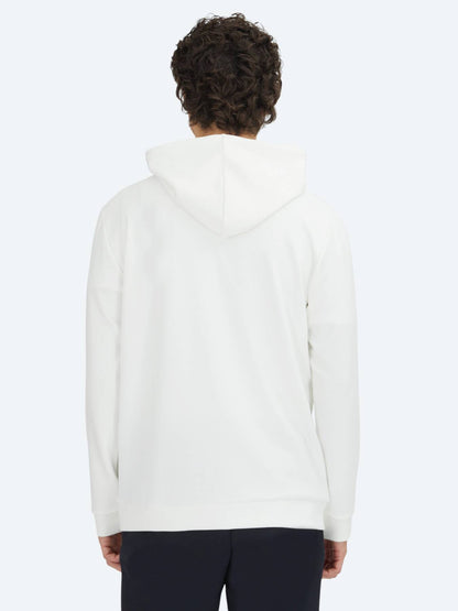 Ecru Kapuzen-Sweatshirt