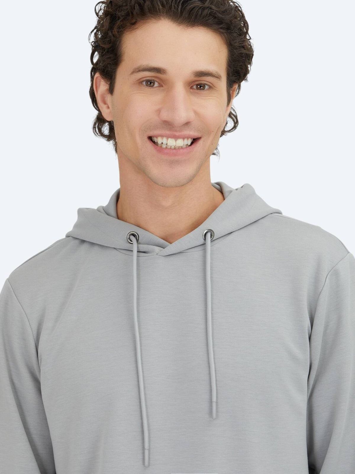 Grau Kapuzenpullover