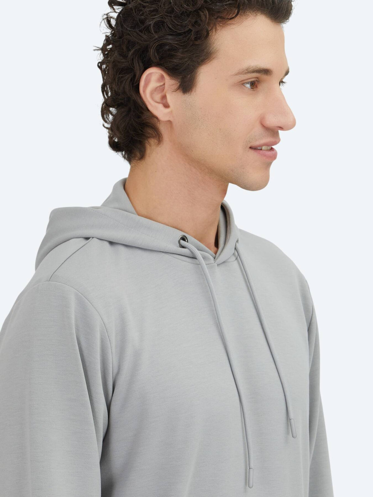 Grau Kapuzenpullover