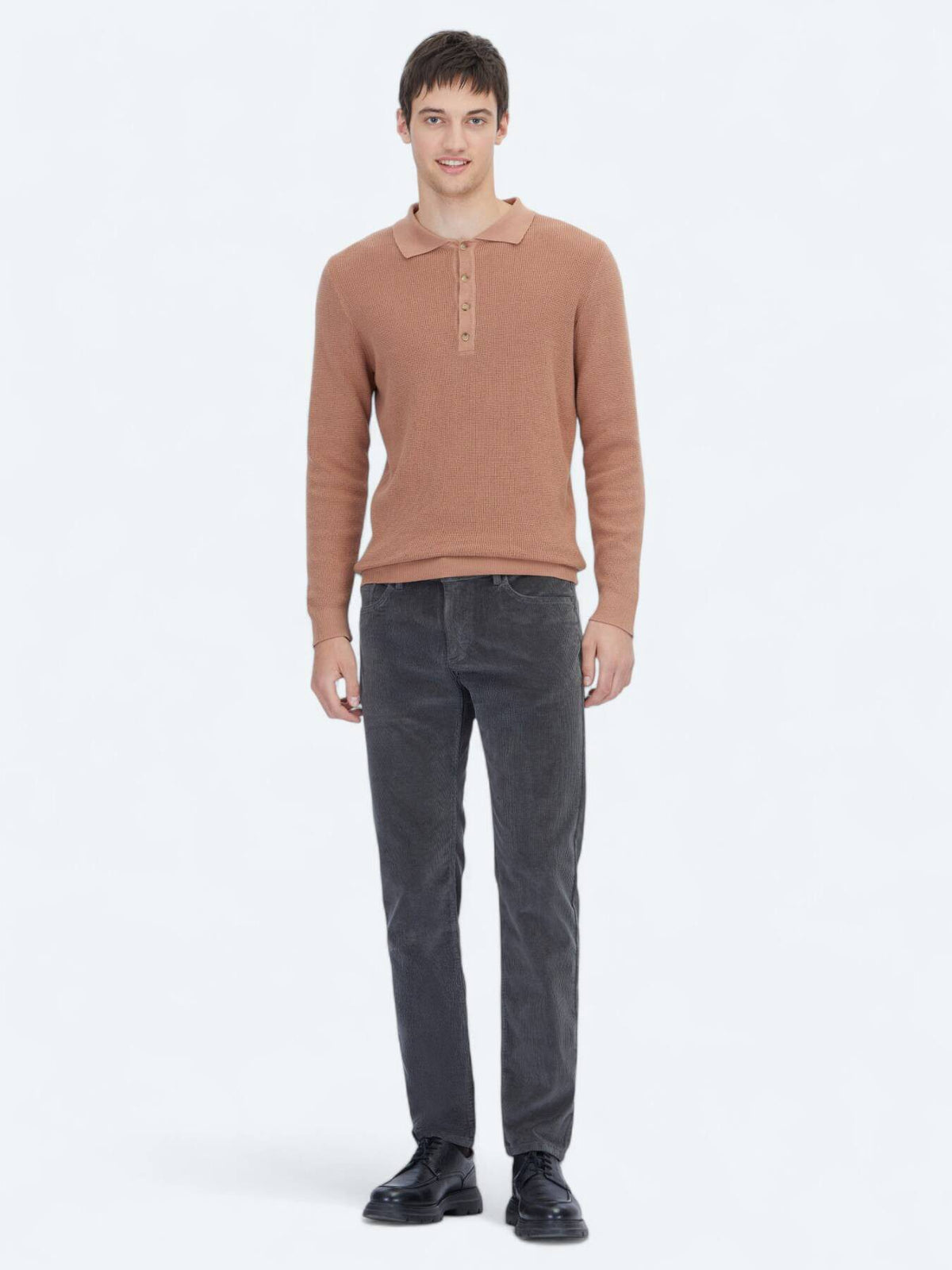 Lachs Strickpullover