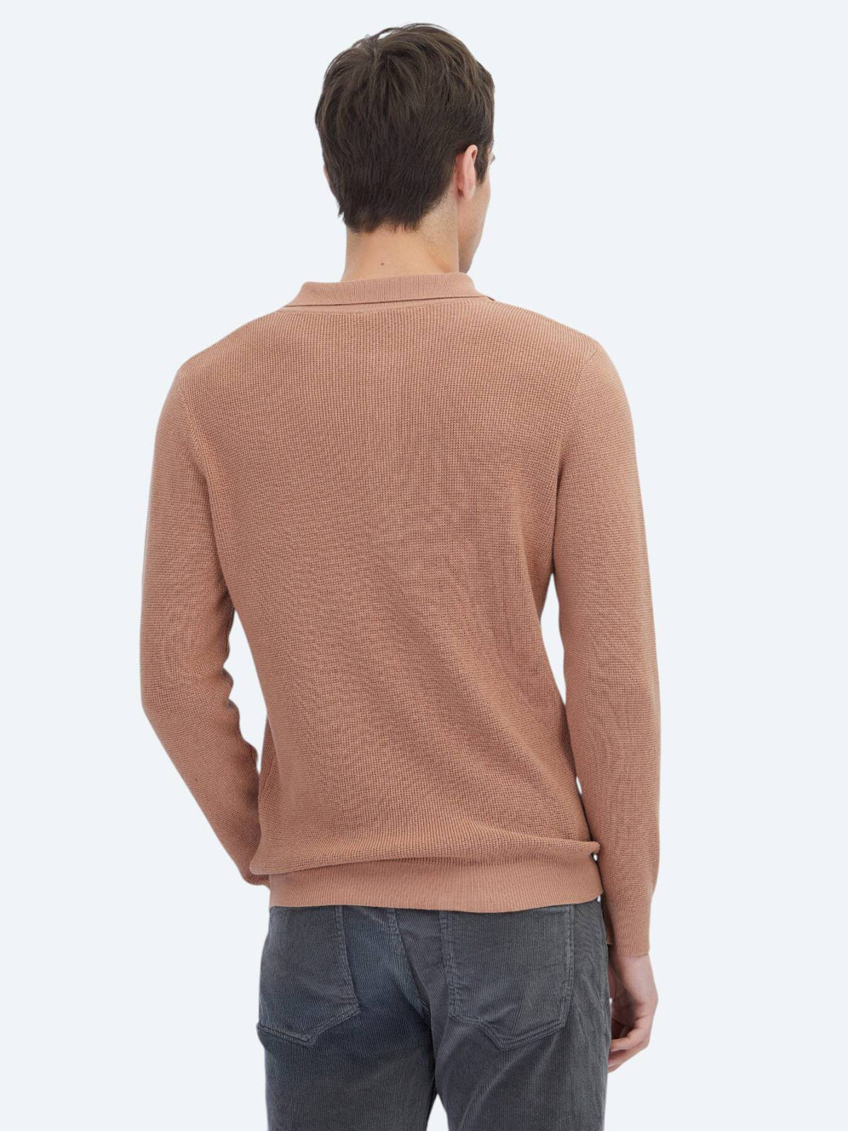Lachs Strickpullover