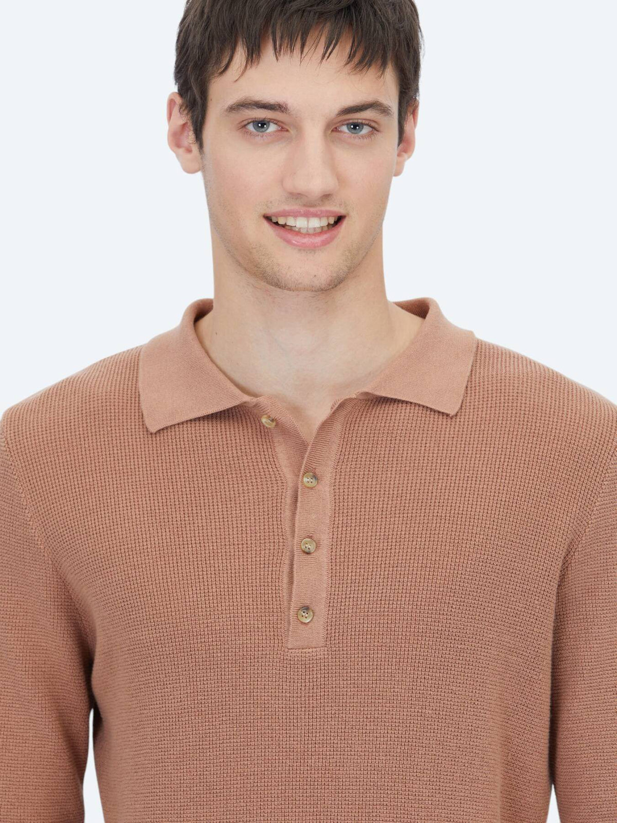 Lachs Strickpullover