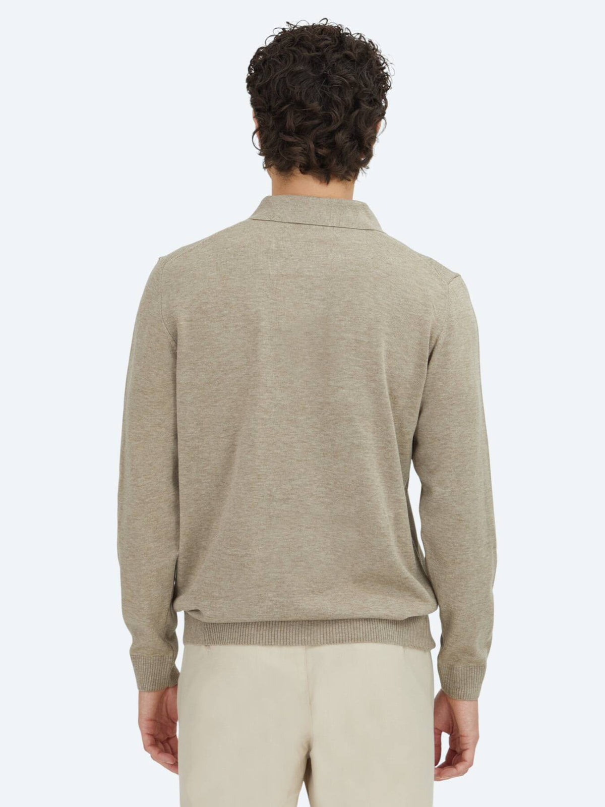 Beige Strickpullover