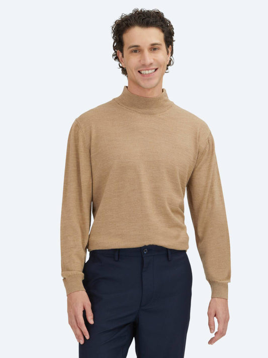Beige Strickpullover