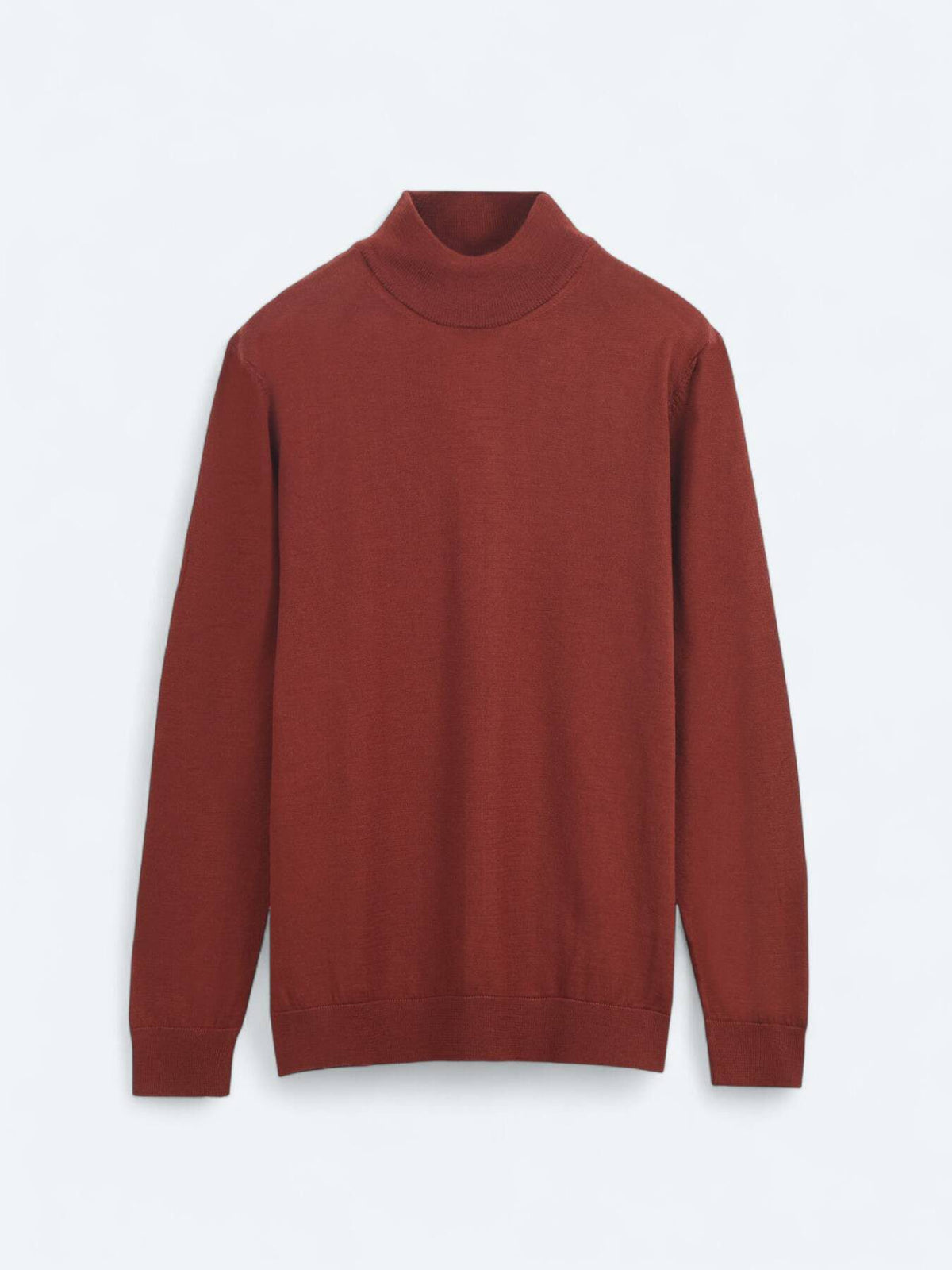 Rotes Strick-Top aus Velours