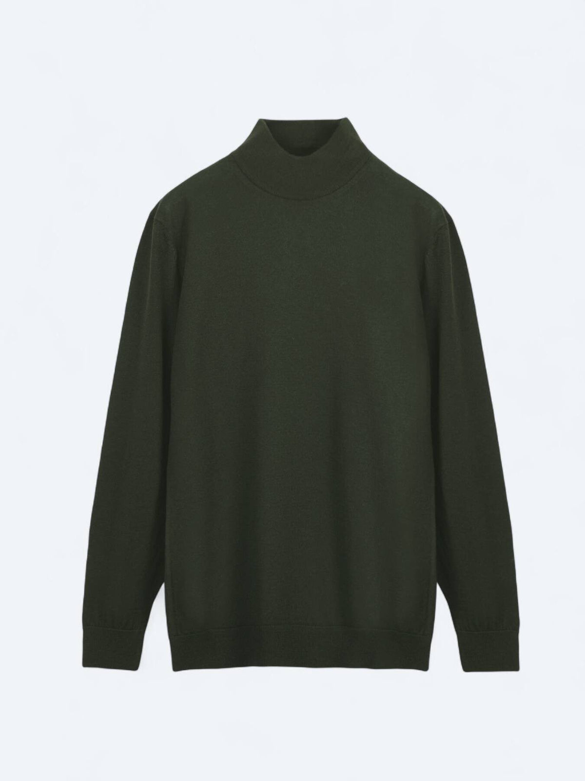 Grüner Strickpullover