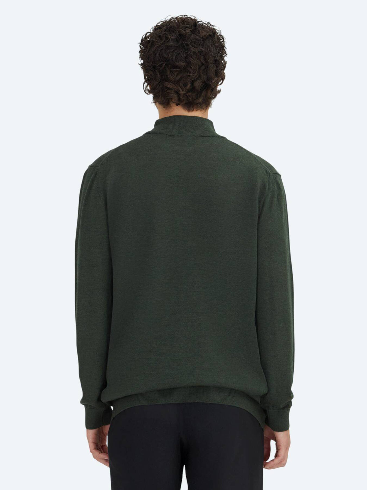 Grüner Strickpullover