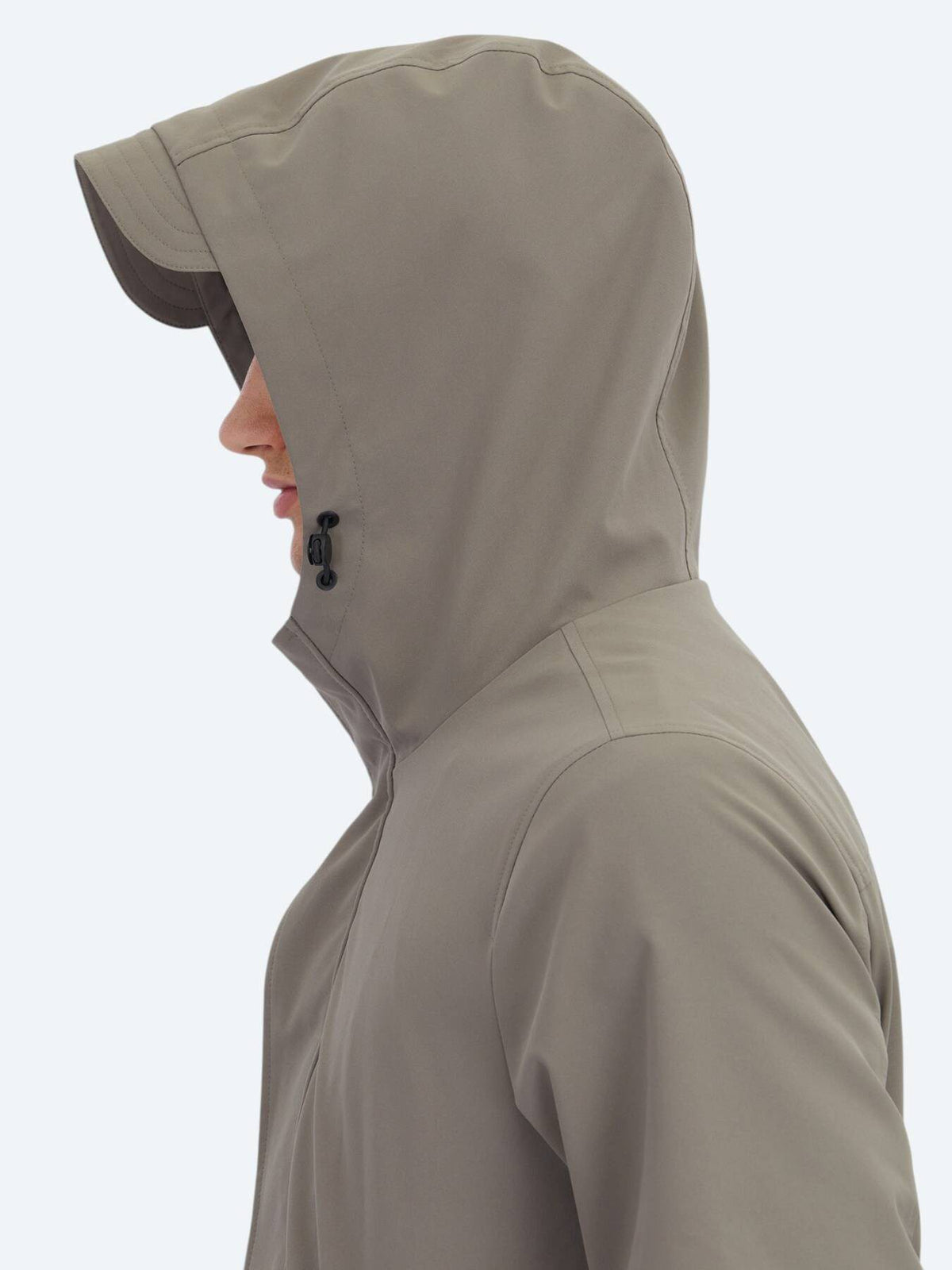 Khaki Oversize Doppelreiher Casual Regenmantel