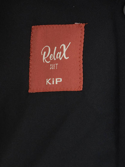 Kohle Unifarben Comfort Fit Anzug