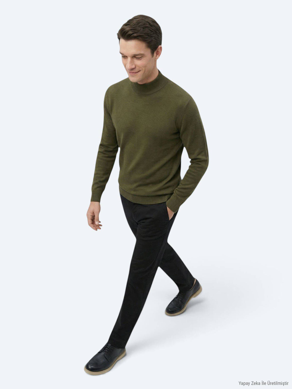 Khaki Strickpullover