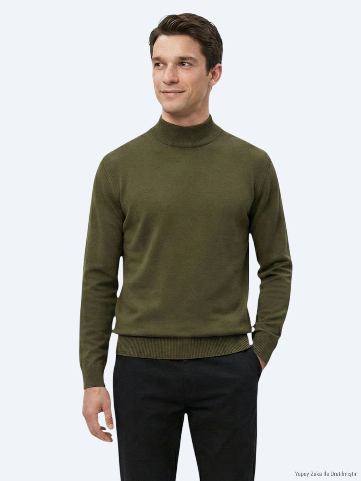 Khaki Strickpullover