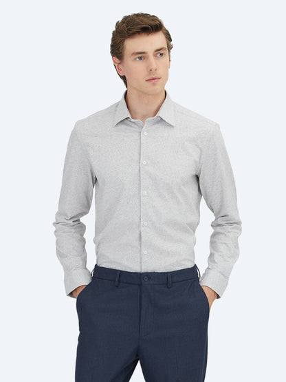 Gestreiftes Regular Fit Casual Hemd 100% Baumwolle