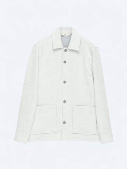Grau Overshirt
