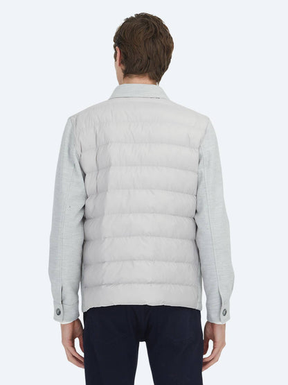 Grau Regular Fit Wollmisch-Blazer