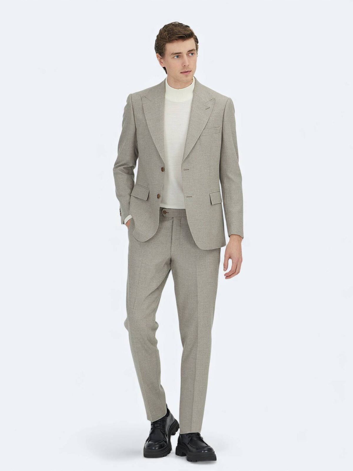 Edel Micro Modern Fit Wollanzug