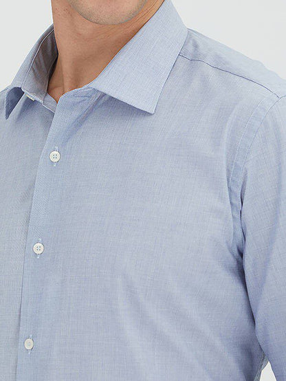 Dunkelblau Regular Fit Baumwollhemd