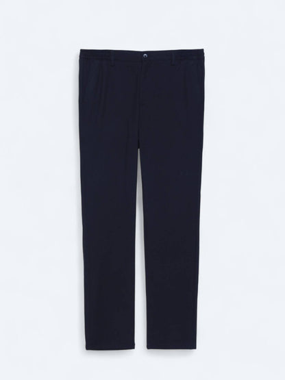 Navy Blaue Velours Jogginghose Casual