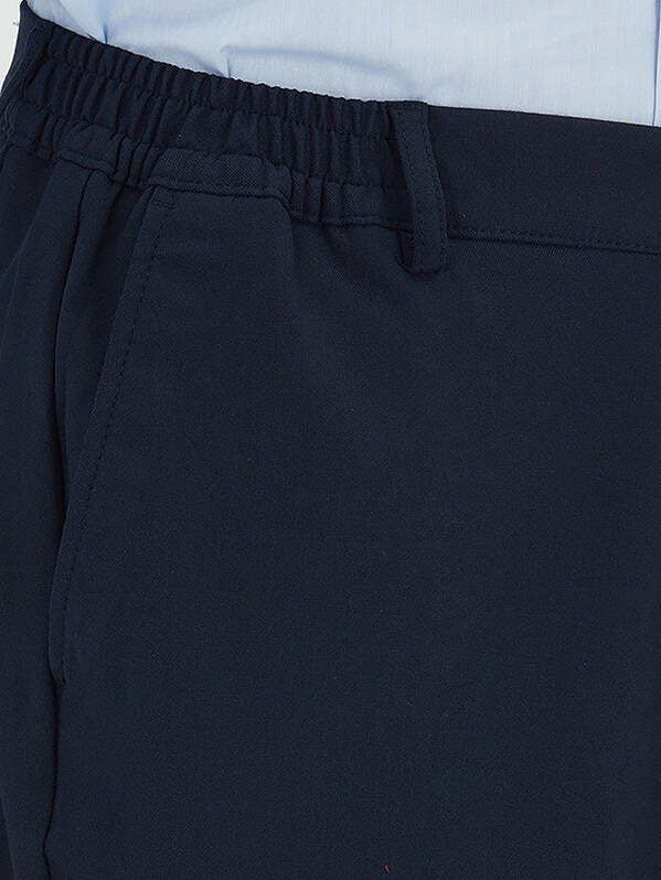 Navy Blaue Velours Jogginghose Casual