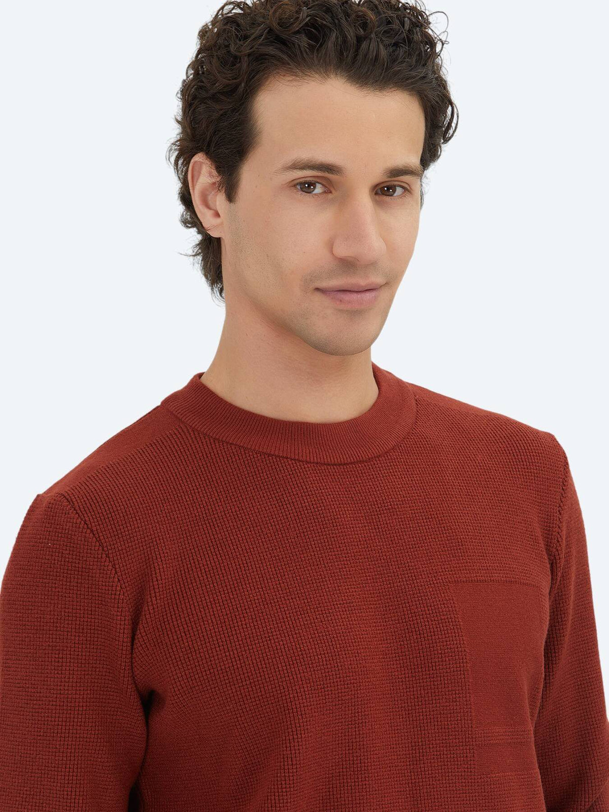 Fliesen Rot Strickpullover