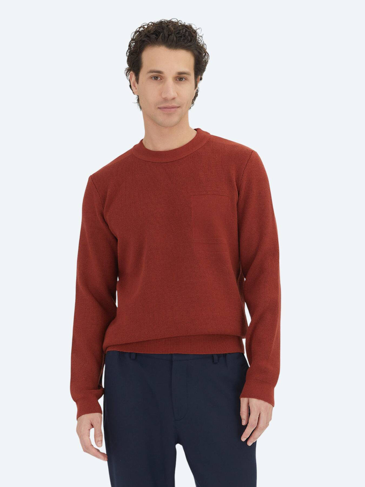 Fliesen Rot Strickpullover