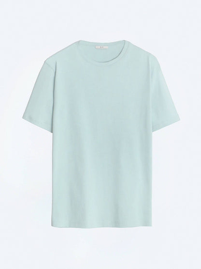 Hellgrünes Unisex T-Shirt 100% Baumwolle
