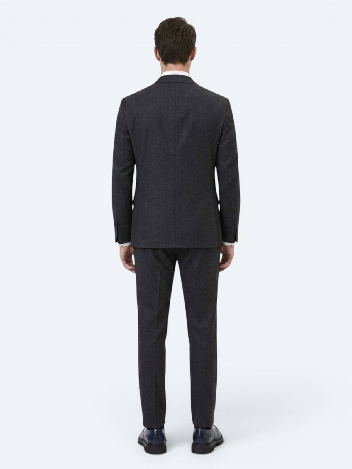 Marineblaues Micro Regular Fit Anzug