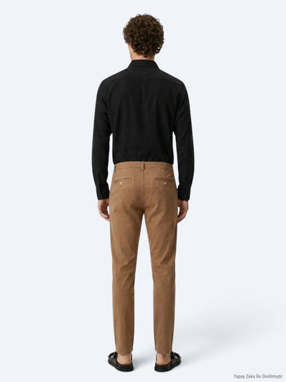Buff Webung Regular Fit Casual Baumwollhose