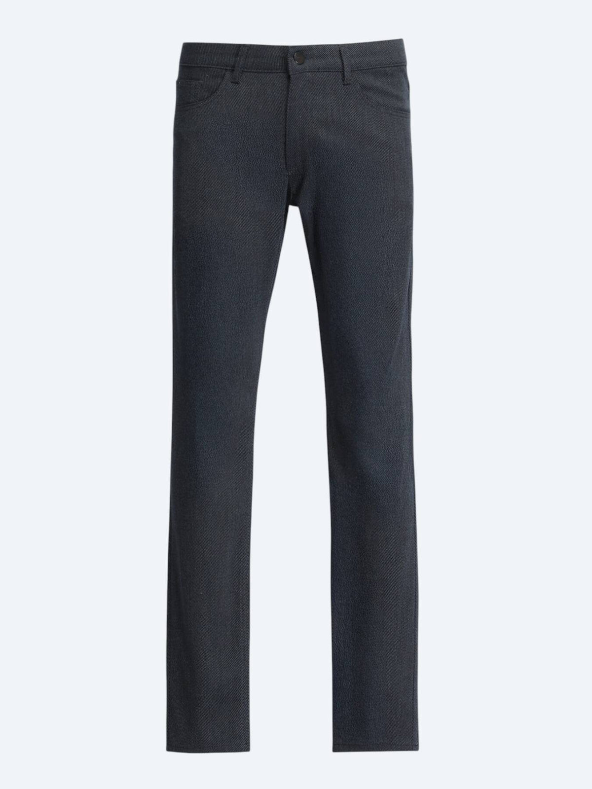 Schwarze Regular Fit Casual Baumwollhose