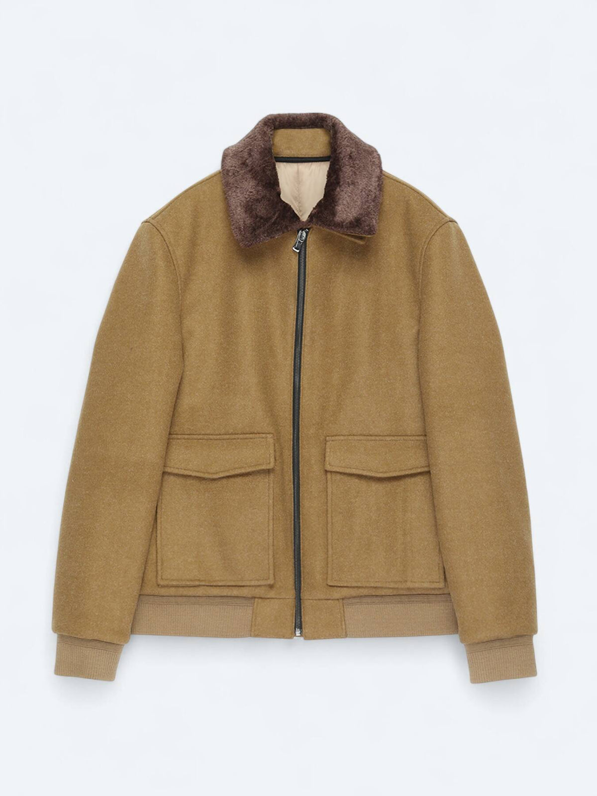 Buff Hemdkragen Freizeit Webjacke