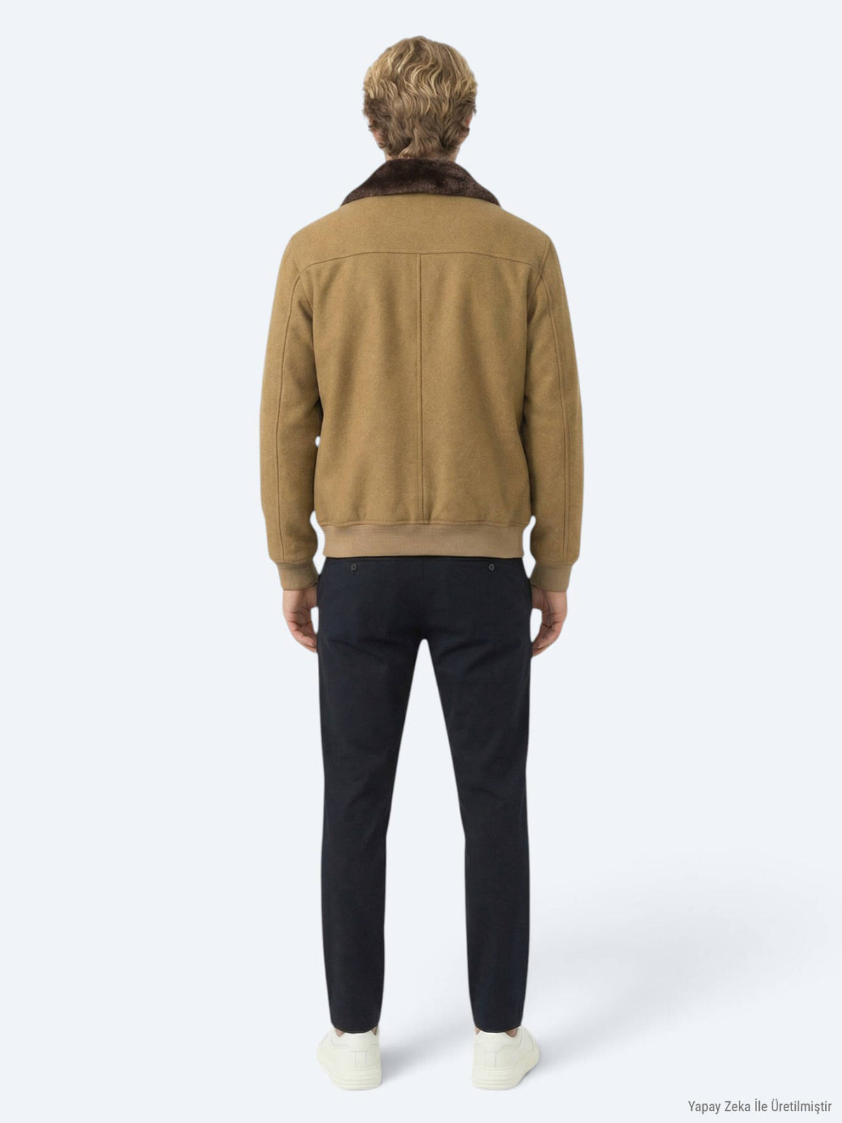 Buff Hemdkragen Freizeit Webjacke
