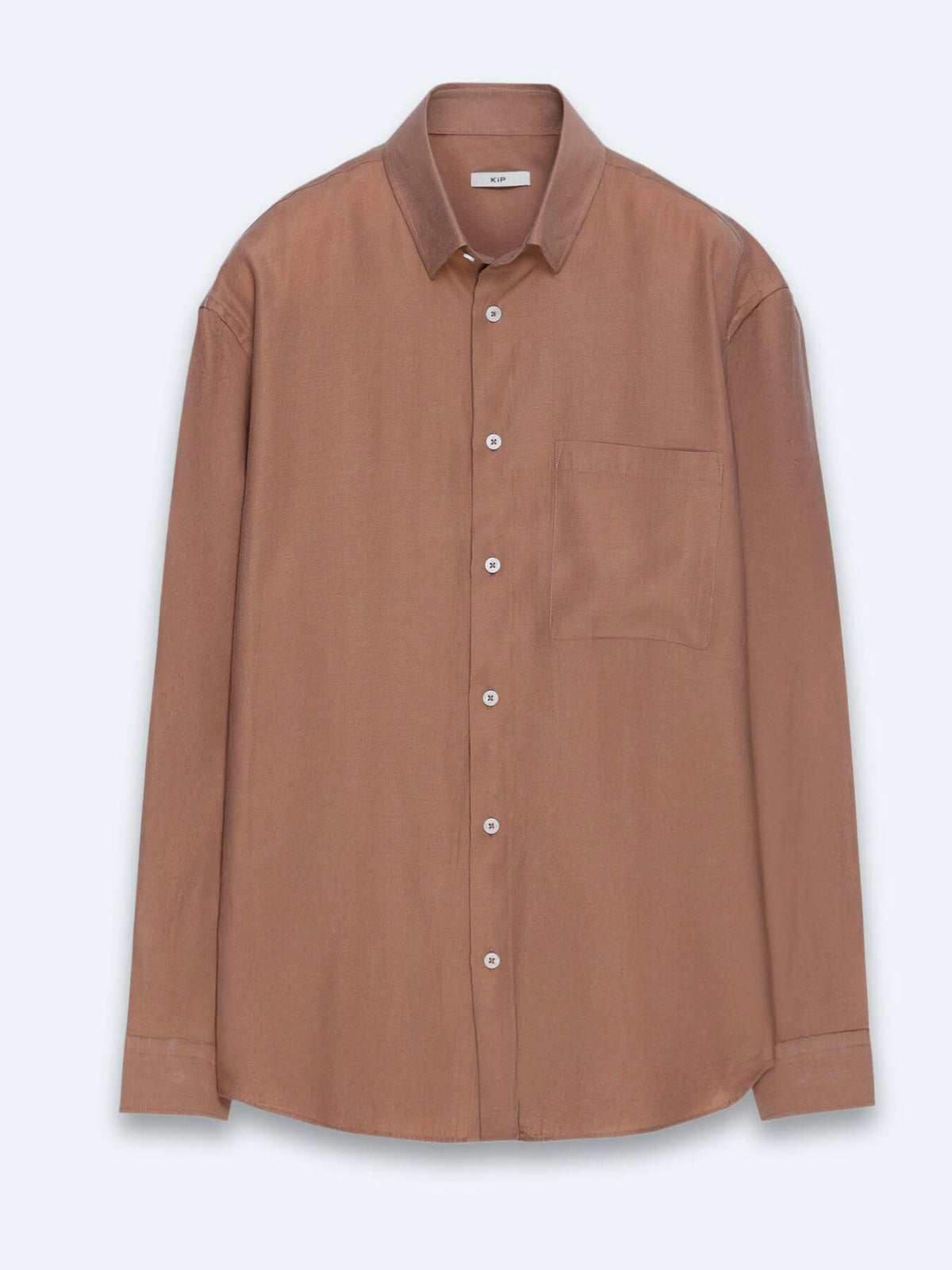 Lachs Oversize Casual Hemd Weaving