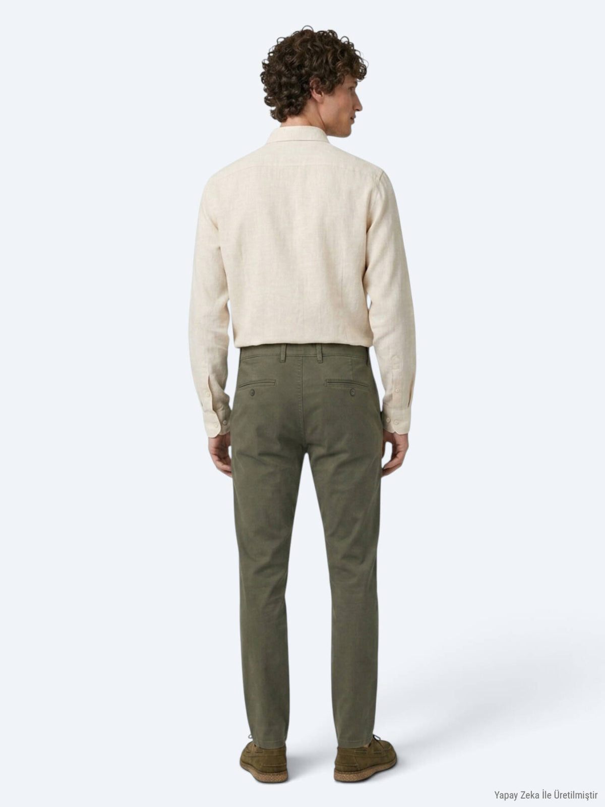 KİP Khaki Casual Baumwoll-Mix Hose