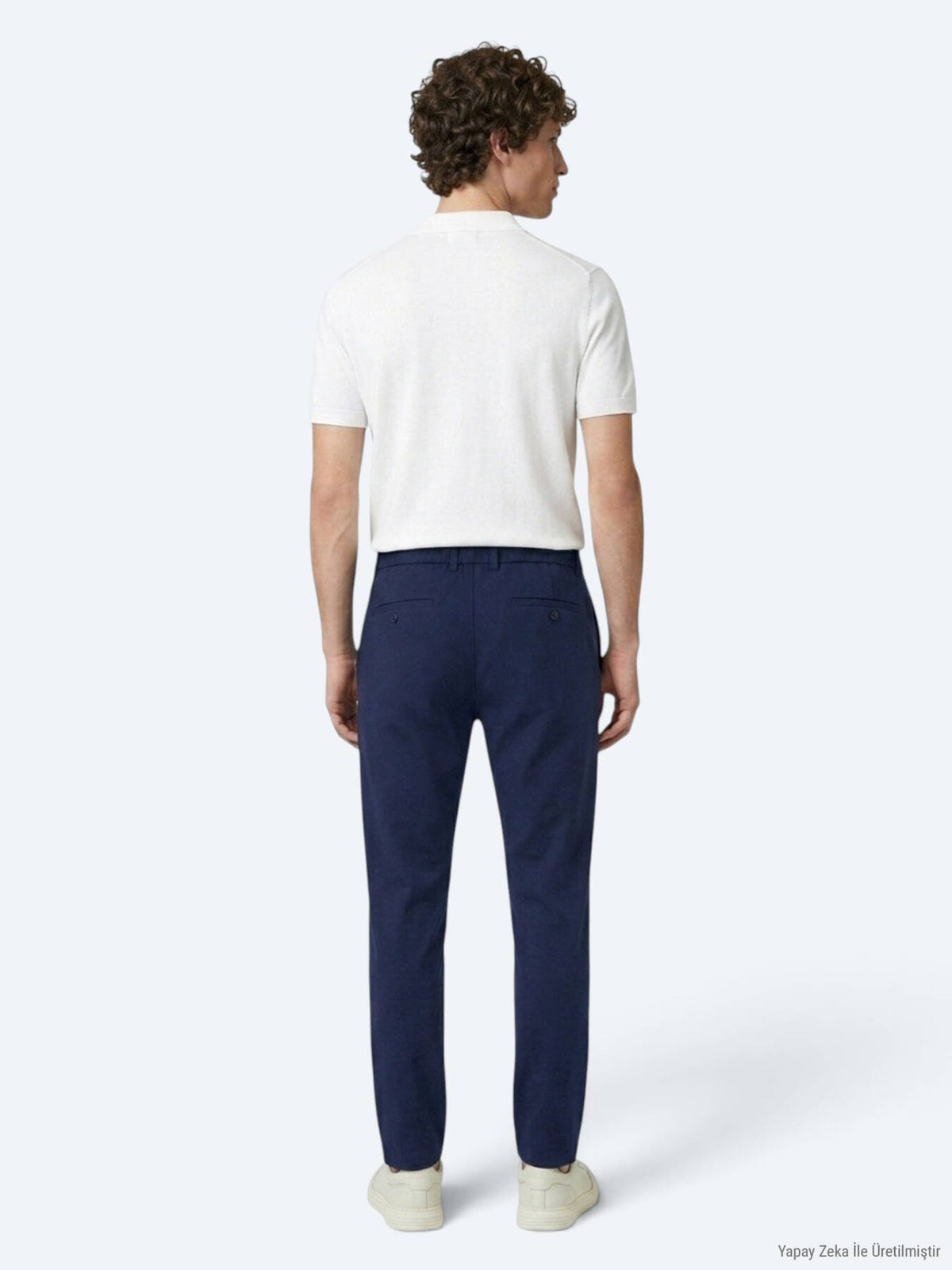 Indigo Gewebe Freizeit-Hosen
