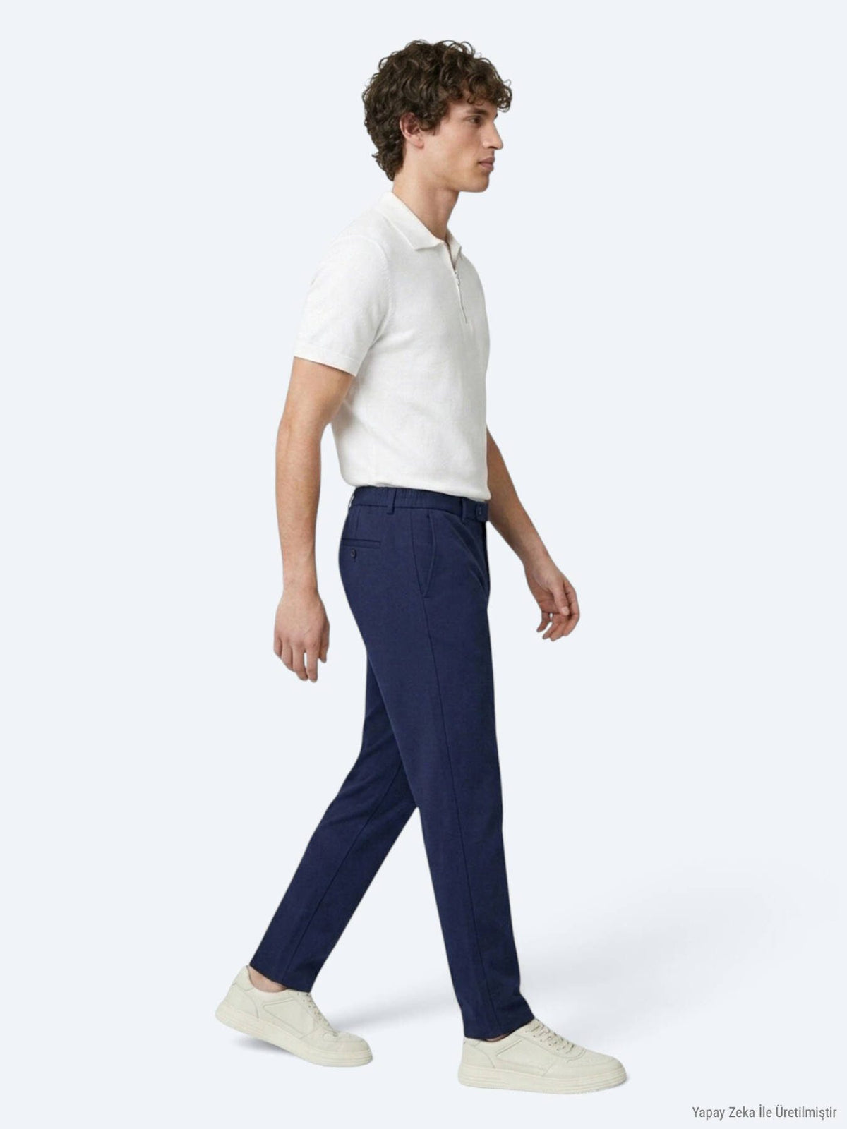 Indigo Gewebe Freizeit-Hosen