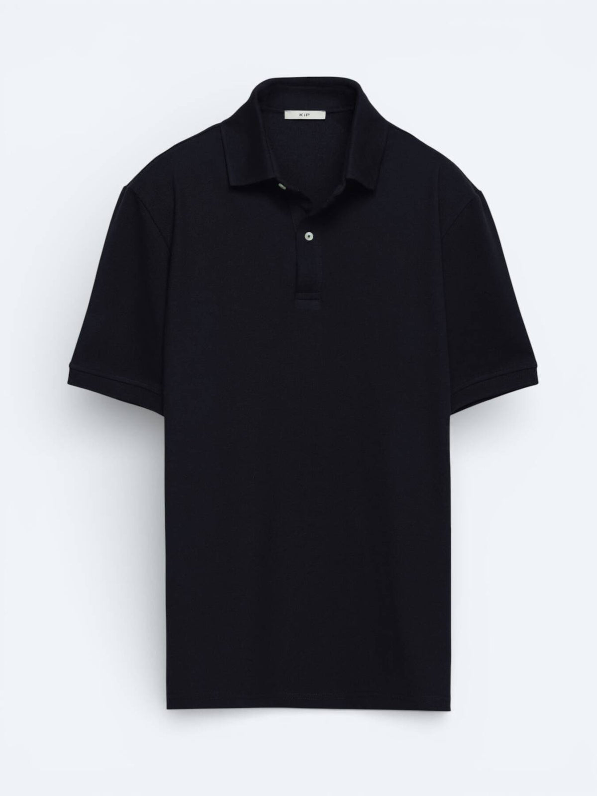 Marineblaues Polo-Shirt aus Baumwollmix