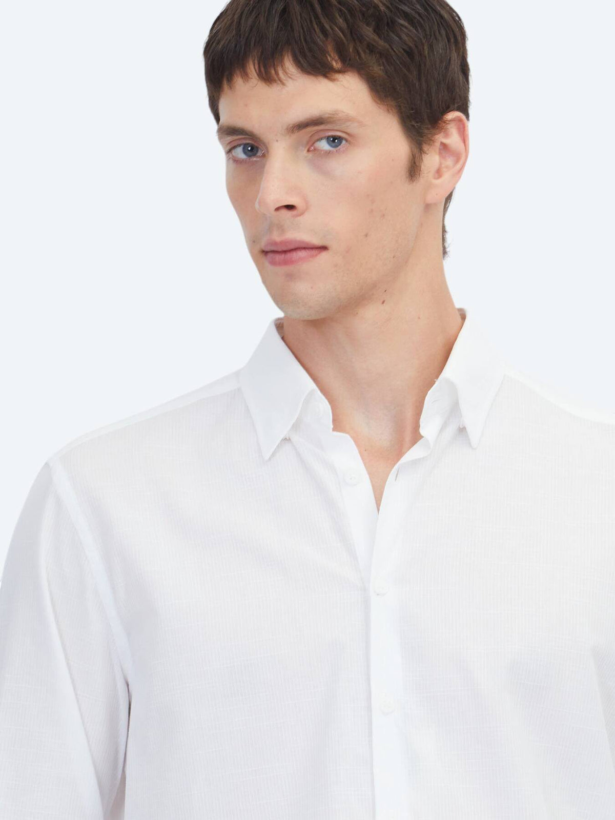 Weißes Casual Hemd aus 100% Baumwolle