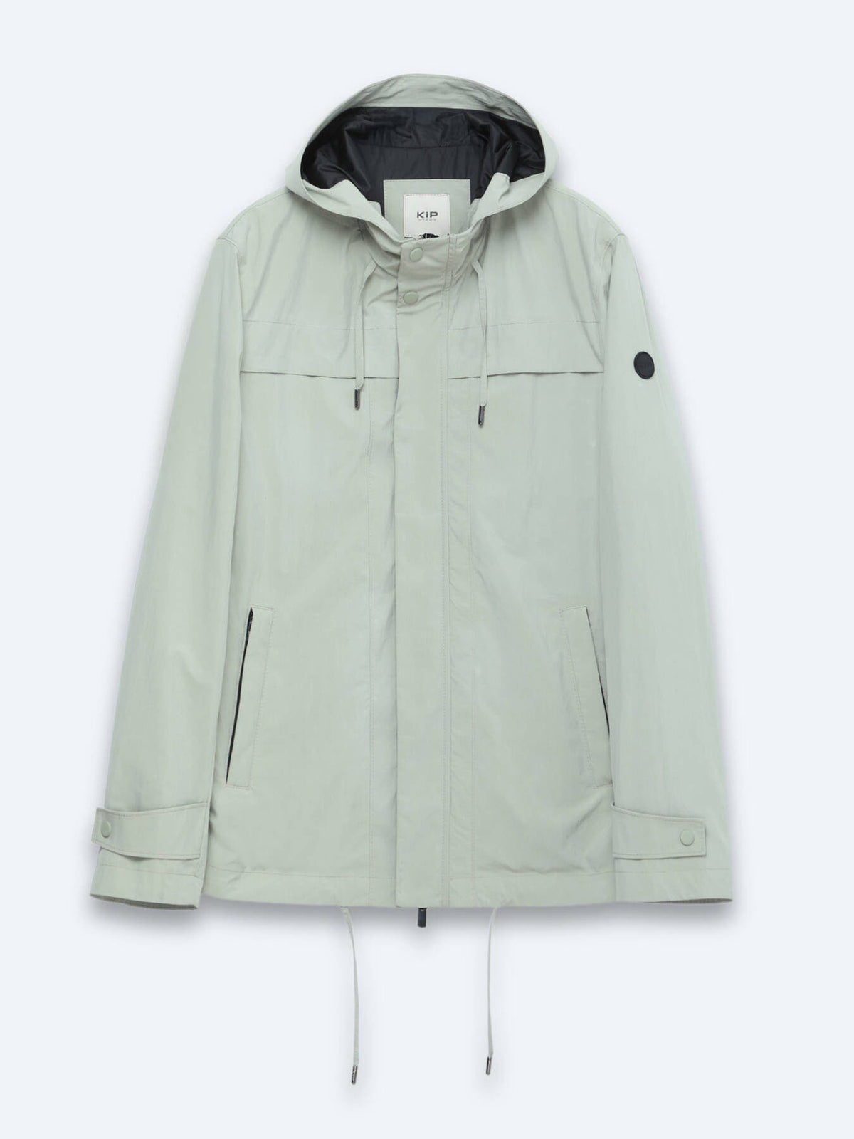 Ölgrün Regular Fit Kapuzenjacke