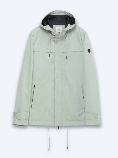 Ölgrün Regular Fit Kapuzenjacke