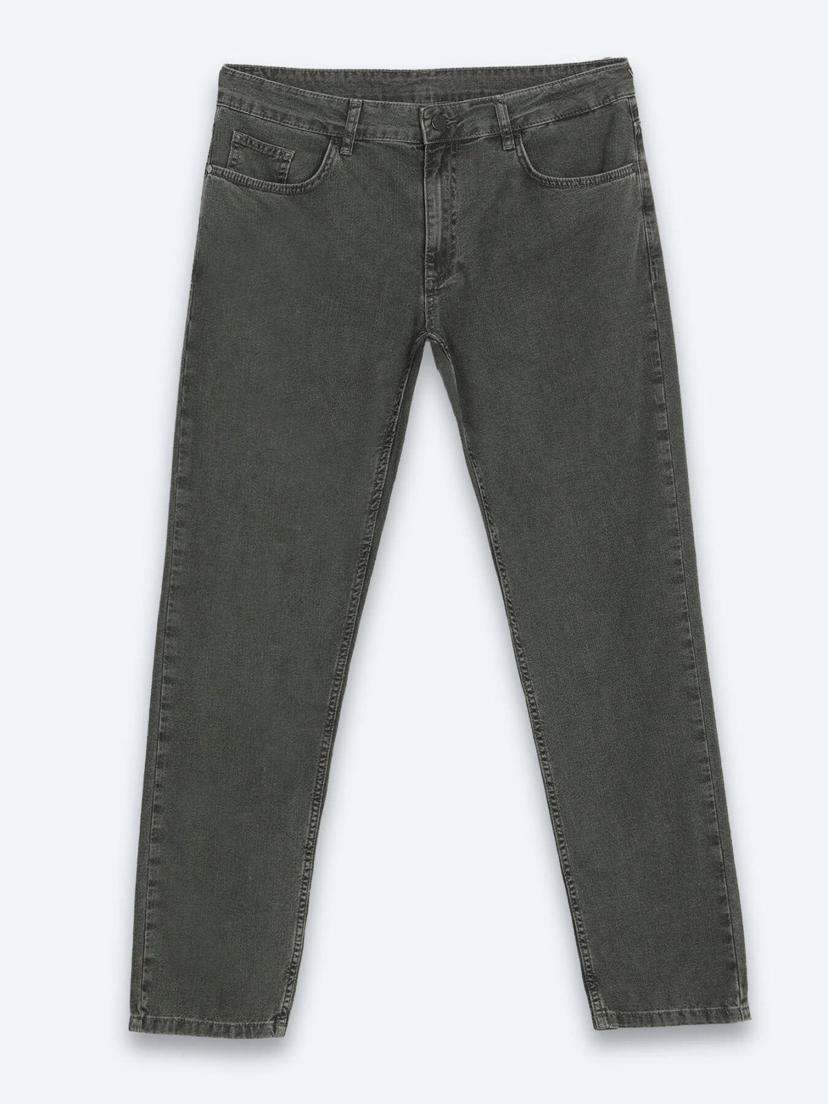 Khaki Regular Fit Jeans 100% Baumwolle